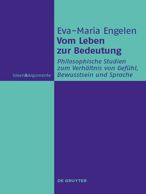 cover image of Vom Leben zur Bedeutung